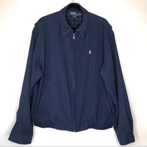 Classic Polo Ralph Lauren Navy Twill Bomber Jacket